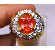BATU MULIA SPARKLING ORANGE SAFIR ( Code : SPR0436 )