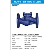 MDT - Gate Valve, Cast Steel, PN40