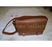 Tas Kulit kombinasi Batik Jogja