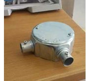 Circular Surface Box 2 Way (Angle) E-31 Steel