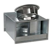 Centrifugal fans for rectangular ducts