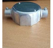 Circular Surface Box 2 Way (Through) E-51 Steel