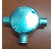 Circular Surface Box 3 Way G-54 Steel