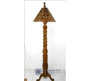 Tempat Lampu Tiang Ukiran Nanas