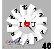 Jam Dinding Cermin (kreatif desain)