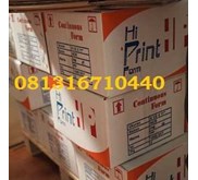 Distributor kertas komputer, Continuous form