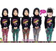 BM551/554 - Setelan Hijab Little Pony LITTLE PINEAPPLE