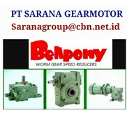 PT SARANA TEKNIK Bellpony Gear Reducer Type PA