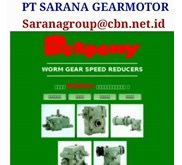 PT SARANA TEKNIK Bellpony Gear Reducer Type PA 