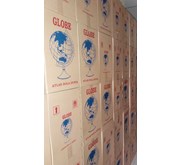 Globe (Bola Dunia) Diameter 30 Cm (Frame Alumunium & Tatakan Kayu)