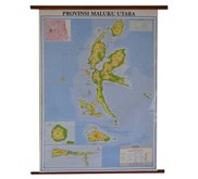 Peta Provinsi Maluku Utara (Bingkai)