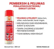 Primo Contact Clean & Lube Pembersih Pelumas Kontak - 300 mL