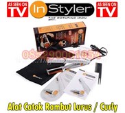 Alat Catok Rambut Murah Instyler Rotating Iron 2 In 1 