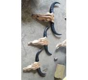 Patung Banteng Tanduk Fiber
