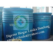 Digester Biogas  Fiberglass, Degister Biogas  Biodegister