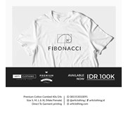 Kaos Fibonacci Wanita - Fibonacci Tee Simple For Female Design