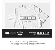 Kaos Fishbone Wanita - Fishbone Tee Simple for Female Design