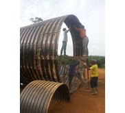Corrugated Steel Pipe Aramco Type Multi Plate Pipe