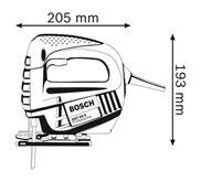 Gergaji ukir Bosch GST 65 E Professional - Gergaji Ukir Papan Kayu
