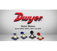 DWYER WATER METER (Series WM2, WMT2, WPT, WMH)