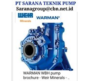 PUMP PT SARANA TEKNIK PUMP SUBMERSIBLE SLURRY WARMAN WEIR PAUMP