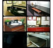 Meja Granit Hitam Ex China Meja Dapur Marmer Meja Kitchen Wastafel Bar