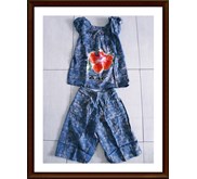 Baju Setelan Anak Balon Batik