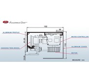 Pintu Otomatis Kaca TH-3