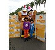 kostum badut maskot geprek bensu Malang