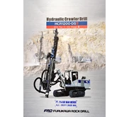 MESIN BOR Hydraulic Crawler Drill Furukawa, HCR1500, HCR1200, HCR910
