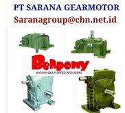 BELLPONY WORM GEAR GEARMOTOR GEAR REDUCER PT SARANA TEKNIK