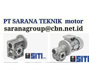 SITI WORM GEAR  GEARMOTOR REDUCER PT SARANA TEKNIK