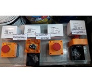 PUSH BUTTON SWITCH STOP EMERGENCY STOP SINGLE STOP NC - TOMBOL SAKLAR 