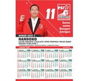 ATRIBUT CALEG & PARTAI, KALENDER 46 x 64 cm, TAHUN 2019
