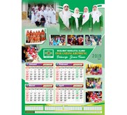 Kalender 2019, ukuran 32 x 48 cm