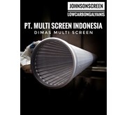 Pipa saringan sumur bor Johnson Screen 3 inch Low Carbo