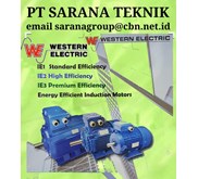 WESTERN  ELECTRIC MOTOR 3 PHASE PT SARANA TEKNIK AC WESTERN