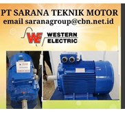 WESTERN  ELECTRIC MOTOR 3 PHASE PT SARANA TEKNIK 