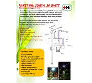 Paket pju tenaga surya 30 watt