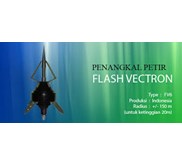 PENANGKAL PETIR FLASH VECTRON FV6 | AIR TERMINAL FLASH VECTRON FV6