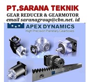 APEX DYNAMICS GEAR REDUCER & GEAR MOTOR