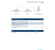 SAMPLING DEVICE BALL VALVE TYPE 300 P