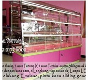 ETALASE KUE,DONUT,BAKKERY TERTUTUP HIGIENIS BERKUALITAS