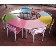 Furniture Meja Sekolah PAUD 8 set