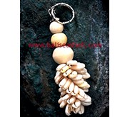  KeyRingCowrieshellCombinationArtGantunganKunciCowrieKulitKombinasiSen