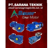 BAUER GEAR MOTOR REDUCER PT SARANA TEKNIK