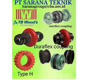 PT SARANA TEKNIK AGENT TB WOODS SUREFLEX COUPLING PT. TB WOODS COUPLING SIZE 6H