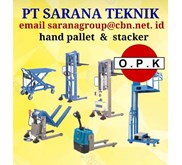 PT SARANA TEKNIK OPK HAND PALLET PT.SARANA INDONESIA JAKARTA OPK AGENT