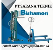 BISHAMON HAND PALLET STACKER TYPE MB PT. SARANA TEKNIK BISHAMON HAND PALLET STACKER - MATERIAL HANDLING