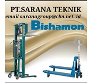 PT. SARANA BISHAMON HYDRAULIC STACKERS MODEL STS 15 STOCKIST IN JAKARTA
